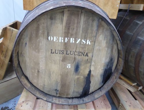 Het achtste vat: Sherry Oloroso vat, 534 liter.